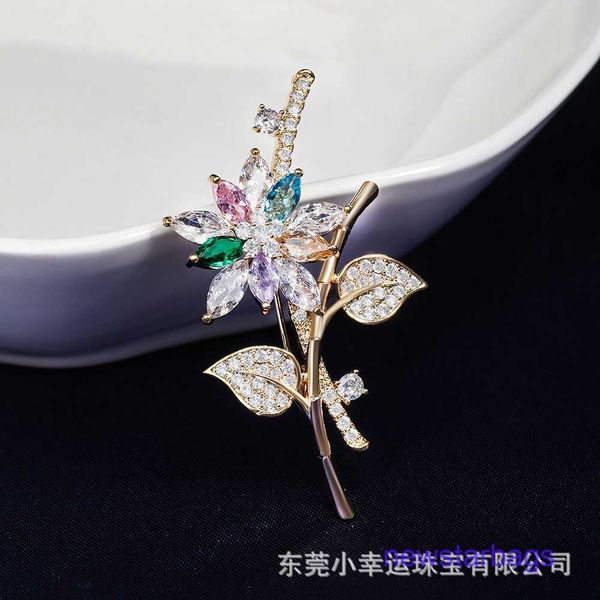factory outlet wholesale brooches jade angel premium branch flower brooch micro set color zircon pin suit coat clothing accessories, Gray
factory outlet wholesale brooches jade angel premium branch flower brooch micro set color zircon pin suit coat clothing accessories, Gray