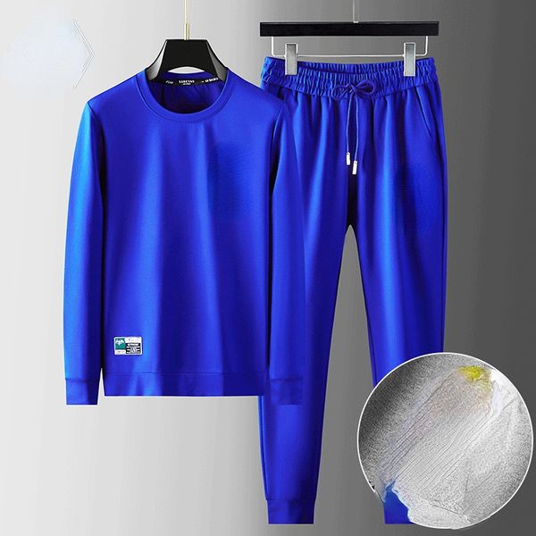 men's hoodies sweatshirts leisure sports suit men's trend embroidery pullover hoodie pants two-piece set, Black
men's hoodies sweatshirts leisure sports suit men's trend embroidery pullover hoodie pants two-piece set, Black