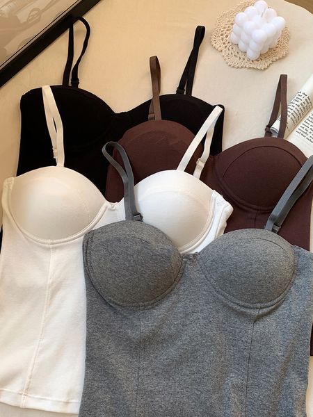 women's tanks camis heliar spaghetti underwear padded bra solid crop for tank sleeveless slim knitted basic 230105, White
women's tanks camis heliar spaghetti underwear padded bra solid crop for tank sleeveless slim knitted basic 230105, White