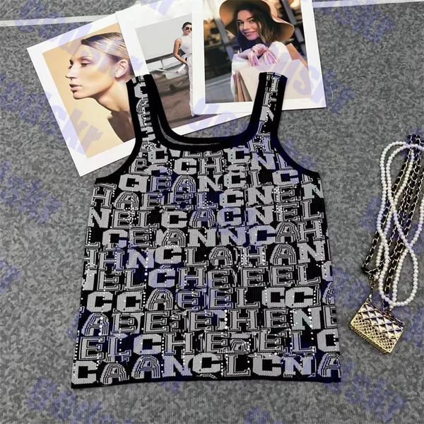 rhinestone tank letter jacquard camis vests womens sleeveless sweater retro ladies, White
rhinestone tank letter jacquard camis vests womens sleeveless sweater retro ladies, White