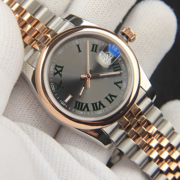 9 styles mens womens aaa watch rose gold mixed silver automatic watches 2813 movement mechanical stainless steel luminous montre de luxe dat, Slivery;brown
9 styles mens womens aaa watch rose gold mixed silver automatic watches 2813 movement mechanical stainless steel luminous montre de luxe dat, Slivery;brown