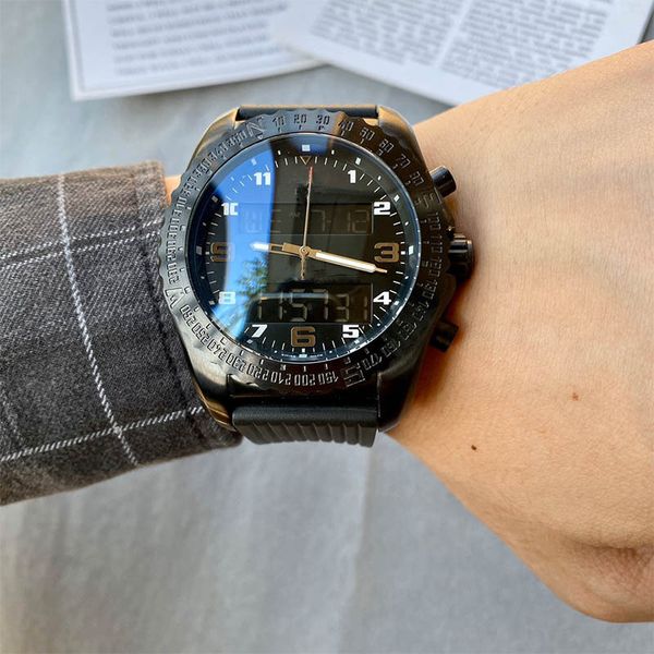 2023 men's luxury quartz watch fashion leisure high end running seconds multifunctional dual calendar glow steel band watches, Slivery;brown
2023 men's luxury quartz watch fashion leisure high end running seconds multifunctional dual calendar glow steel band watches, Slivery;brown