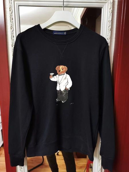 men's hoodies sweatshirts designer polos men's sweater pullover cartoon bear print bear cotton long-sleeved new casual color contr, Black
men's hoodies sweatshirts designer polos men's sweater pullover cartoon bear print bear cotton long-sleeved new casual color contr, Black