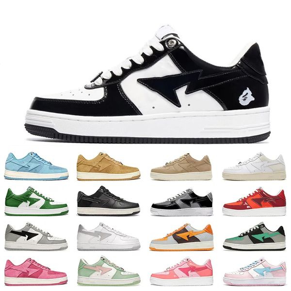 men women running shoes bapestas baped designer platform sneakers bapesta sk8 sta patent leather green black white plate-forme for mens trai
men women running shoes bapestas baped designer platform sneakers bapesta sk8 sta patent leather green black white plate-forme for mens trai