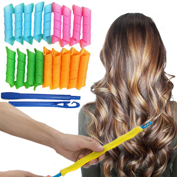 18 pcs portable magic curler styling accessories hair curlers non-damaging wave formers tool diy hair rollers
18 pcs portable magic curler styling accessories hair curlers non-damaging wave formers tool diy hair rollers