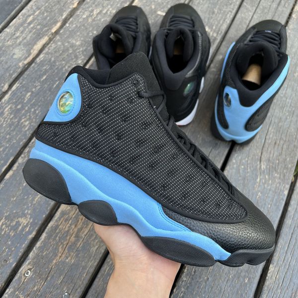 original quality 13s unc basketball shoes mens designer shoes 13 black university blue white sports sneakers come with box size us7-13
original quality 13s unc basketball shoes mens designer shoes 13 black university blue white sports sneakers come with box size us7-13