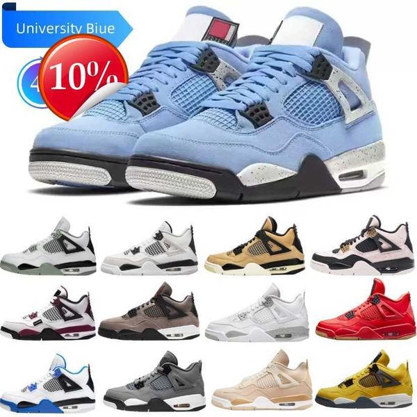 2023 ogmens 4 high og basketball shoes 4s university blue silver royal toe black metallic gold unc patent dark mochamen mid smoke grey women
2023 ogmens 4 high og basketball shoes 4s university blue silver royal toe black metallic gold unc patent dark mochamen mid smoke grey women