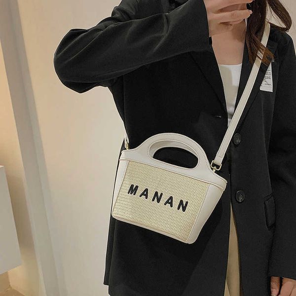 women's straw woven bag 2023 new style vegetable basket fashion splicing versatile one shoulder cross body mini
women's straw woven bag 2023 new style vegetable basket fashion splicing versatile one shoulder cross body mini