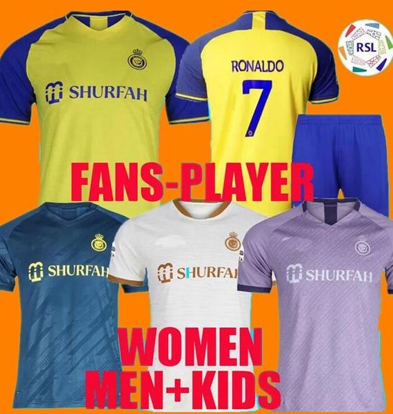 22 23 al nassr fc soccer jerseys ronaldo 2022 2023 home away third 2022 23 cr7 gonzalo martinez talisca ghislain konan vincent men kids kit, Black;yellow
22 23 al nassr fc soccer jerseys ronaldo 2022 2023 home away third 2022 23 cr7 gonzalo martinez talisca ghislain konan vincent men kids kit, Black;yellow