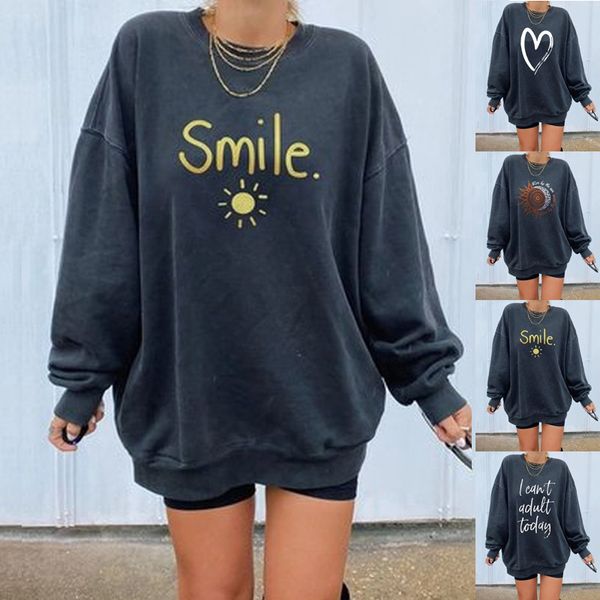 women's hoodies sweatshirts printing women loose sunflower long sleeve shirts autumn casual pullover sweatshirt 230105, Black
women's hoodies sweatshirts printing women loose sunflower long sleeve shirts autumn casual pullover sweatshirt 230105, Black
