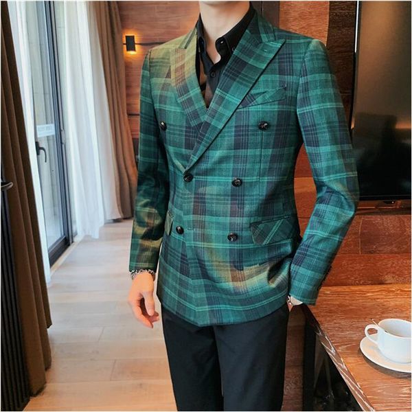 men's suits blazers business casual blazer coat uniform streetwear jacket outerwear clothing vintage double breasted hombre 230106, White;black
men's suits blazers business casual blazer coat uniform streetwear jacket outerwear clothing vintage double breasted hombre 230106, White;black