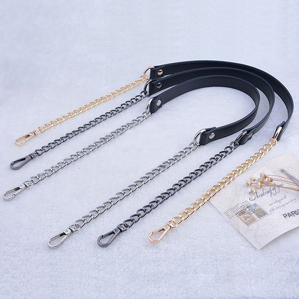 bag parts accessories diy 50cm 160cm replacement shoulder crossbody strap black pu leather handle with 9mm gold silver gun metal chains 2301
bag parts accessories diy 50cm 160cm replacement shoulder crossbody strap black pu leather handle with 9mm gold silver gun metal chains 2301