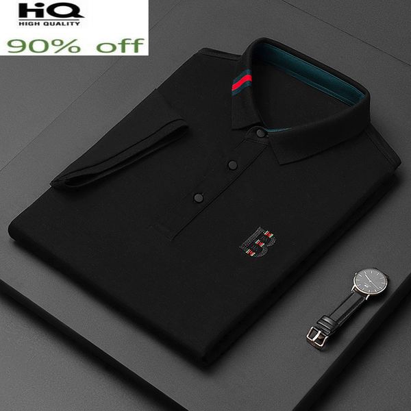 men's polos male brand polo shirt summer tshirts for men cotton lapel highquality luxury clothing short sleeve 230106, White;black
men's polos male brand polo shirt summer tshirts for men cotton lapel highquality luxury clothing short sleeve 230106, White;black