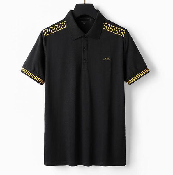 luxurys designers mens cotton polo shirt men turn down collar v geometric printing casual business social style 23gg man polos male tees, White;black
luxurys designers mens cotton polo shirt men turn down collar v geometric printing casual business social style 23gg man polos male tees, White;black