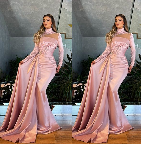 modest mermaid satin prom dresses high neck long sleeves party dresses lace sequined with train custom made evening dress, Black;red
modest mermaid satin prom dresses high neck long sleeves party dresses lace sequined with train custom made evening dress, Black;red