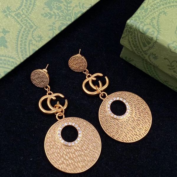 luxury designer double g letter large circle dangle chandelier earrings aretes orecchini for women party engagement gift jewelry strap box, Silver
luxury designer double g letter large circle dangle chandelier earrings aretes orecchini for women party engagement gift jewelry strap box, Silver