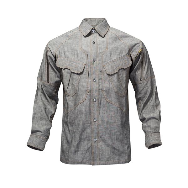 men's casual shirts pathless he i mens cotton and linen tactic shirt 230105, White;black
men's casual shirts pathless he i mens cotton and linen tactic shirt 230105, White;black