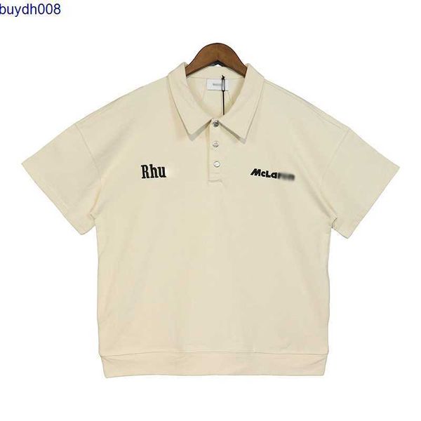 2023 new men's t shirt fashion designer rhude couple x mclaren co branded us alphabet embroidery sport casual polo pullover, White;black
2023 new men's t shirt fashion designer rhude couple x mclaren co branded us alphabet embroidery sport casual polo pullover, White;black