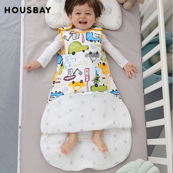 sleeping bags baby carriage sack for borns infant toddler vest spring autumn cotton cartoon printed sleepwear 230106 
sleeping bags baby carriage sack for borns infant toddler vest spring autumn cotton cartoon printed sleepwear 230106