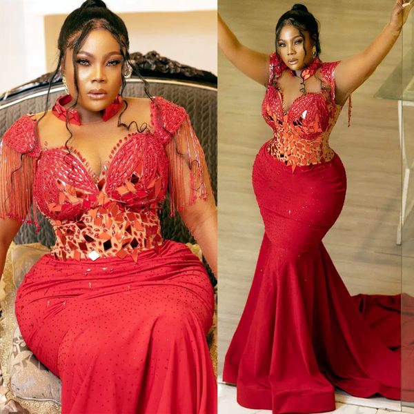 2023 arabic aso ebi red mermaid prom dresses beaded crystals evening formal party second reception birthday engagement gowns dress zj166, Black
2023 arabic aso ebi red mermaid prom dresses beaded crystals evening formal party second reception birthday engagement gowns dress zj166, Black