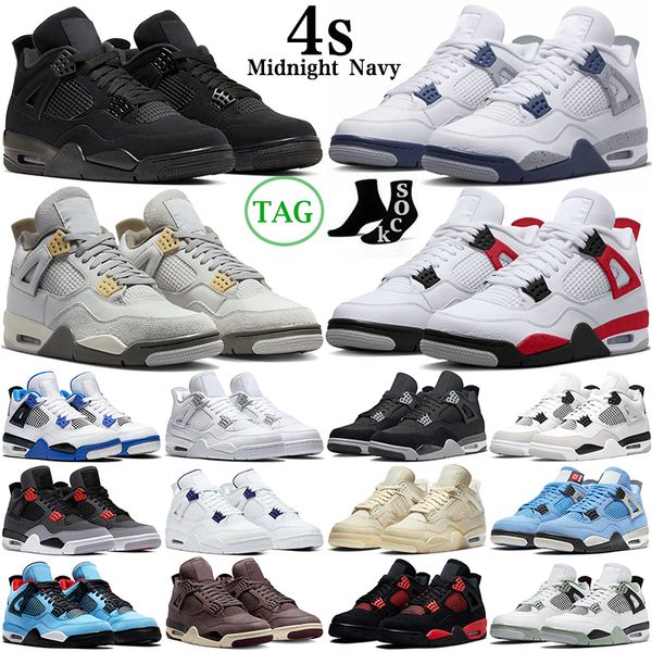 4 retro basketball shoes 4s midnight navy military black cat cactus jack red thunder university blue mens trainers womens outdoor sports
4 retro basketball shoes 4s midnight navy military black cat cactus jack red thunder university blue mens trainers womens outdoor sports