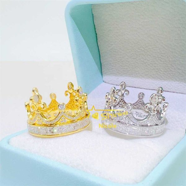 wholesale price fashion crown gra certificate fancy shape moissanite silver diamond iced out hip hop ring, Golden;silver
wholesale price fashion crown gra certificate fancy shape moissanite silver diamond iced out hip hop ring, Golden;silver