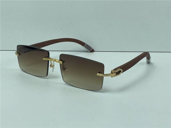 selling fashion design square sunglasses 0046 rimless frame spring wooden temples classic simple style outdoor uv400 protection glasses, White;black
selling fashion design square sunglasses 0046 rimless frame spring wooden temples classic simple style outdoor uv400 protection glasses, White;black