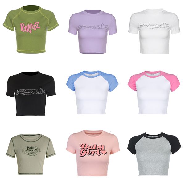 women s t shirt women teen girls gothic graphic print crop t shirts o neck short sleeve e girl aesthetic kawaii tees streetwear 230107, White
women s t shirt women teen girls gothic graphic print crop t shirts o neck short sleeve e girl aesthetic kawaii tees streetwear 230107, White
