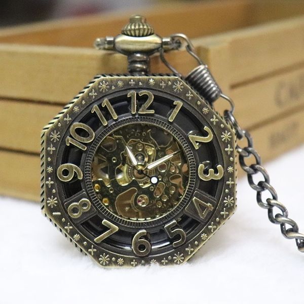 pocket watches luxury bronze mechanical watch for men women hollow big number steampunk case dial fob chain pendant clock collection 230106, Slivery;golden
pocket watches luxury bronze mechanical watch for men women hollow big number steampunk case dial fob chain pendant clock collection 230106, Slivery;golden