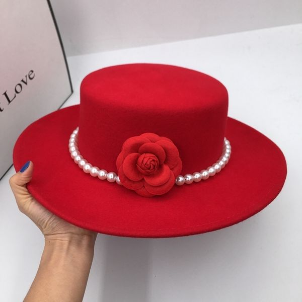 wide brim hats bucket spring red wool perfume pearl flower flat eaves wide brim hat 230106, Blue;gray
wide brim hats bucket spring red wool perfume pearl flower flat eaves wide brim hat 230106, Blue;gray