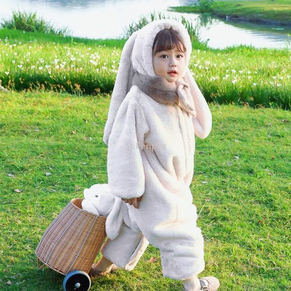 clothing sets autumn and winter girls cartoon jumpsuit children's thickening warm cute rabbit uniform outdoor play clothes 230106, White
clothing sets autumn and winter girls cartoon jumpsuit children's thickening warm cute rabbit uniform outdoor play clothes 230106, White