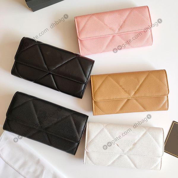 womens flap 19 classic coin purses lambskin leather caviar quilted diamond pattern designer wallets pouches gold hardware card holders pocke, Red;black
womens flap 19 classic coin purses lambskin leather caviar quilted diamond pattern designer wallets pouches gold hardware card holders pocke, Red;black