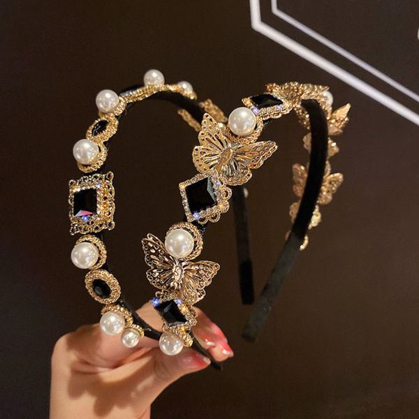 headbands golden butterfly headband headwear baroque crown metal flower bee hairband for women vintage hair accessories, Silver
headbands golden butterfly headband headwear baroque crown metal flower bee hairband for women vintage hair accessories, Silver