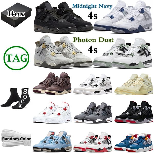 with box men jumpman 4 basketball shoes 4s women sneakers pn dust violet ore midnight navy black cat sail oil green fire red sports trainers
with box men jumpman 4 basketball shoes 4s women sneakers pn dust violet ore midnight navy black cat sail oil green fire red sports trainers