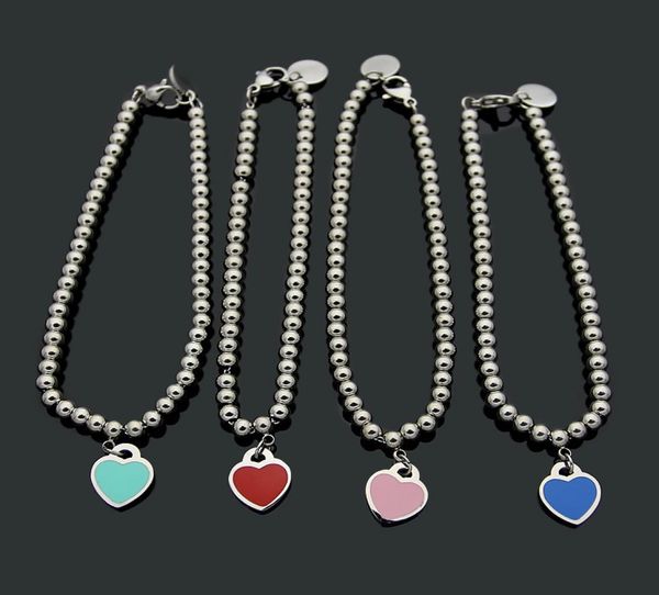 designe drip oil heart beaded strands luxury womens love positive mens bracelet jewelry 925 silver christmas gift woman bracelet f7598290, Black
designe drip oil heart beaded strands luxury womens love positive mens bracelet jewelry 925 silver christmas gift woman bracelet f7598290, Black