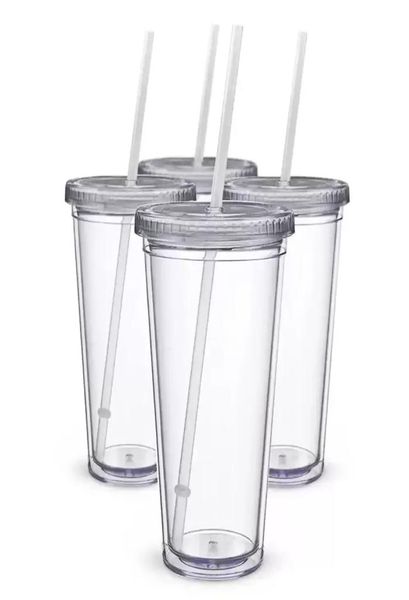 16oz plastic tumblers double wall acrylic clear drinking juice cup with lid and straw coffee mug diy transparent mugs fy53917519725
16oz plastic tumblers double wall acrylic clear drinking juice cup with lid and straw coffee mug diy transparent mugs fy53917519725