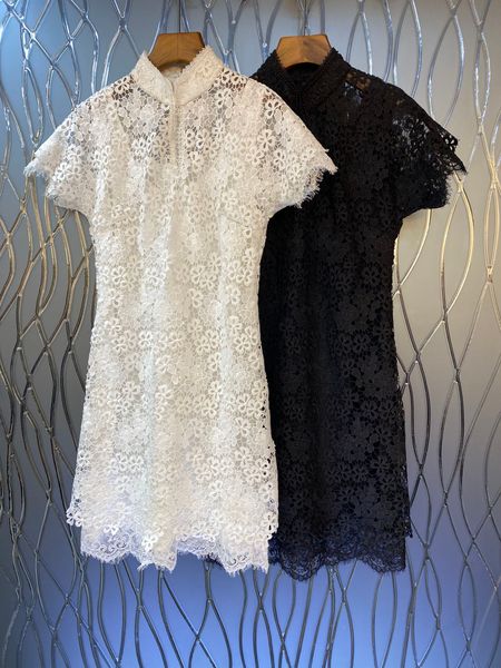 spring temperament new stand collar cheongsam style imperial sister dress, Black;gray
spring temperament new stand collar cheongsam style imperial sister dress, Black;gray