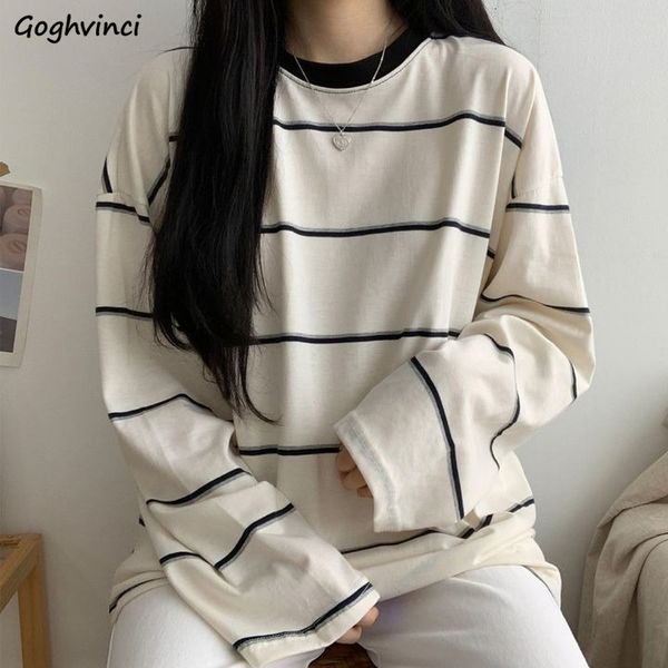 women s t shirt t shirt students striped chic streetwear harajuku all match prevalent long sleeve teens camisetas tender tees 230107, White
women s t shirt t shirt students striped chic streetwear harajuku all match prevalent long sleeve teens camisetas tender tees 230107, White