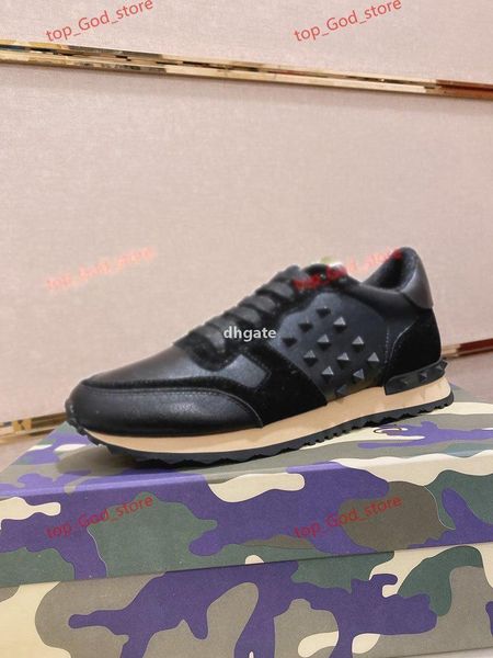 shoes with shoe box mens women designer real leather luxury camouflage brand sneaker fashion rubber stud valentinoes valentinoity hyq, Black
shoes with shoe box mens women designer real leather luxury camouflage brand sneaker fashion rubber stud valentinoes valentinoity hyq, Black