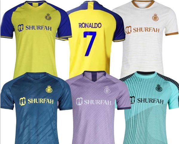 al nassr fc 22-23 soccer jerseys customized ronaldo 7 sportswear football jersey shirt custom kingcaps kits cleats training sports discount, Black;yellow
al nassr fc 22-23 soccer jerseys customized ronaldo 7 sportswear football jersey shirt custom kingcaps kits cleats training sports discount, Black;yellow