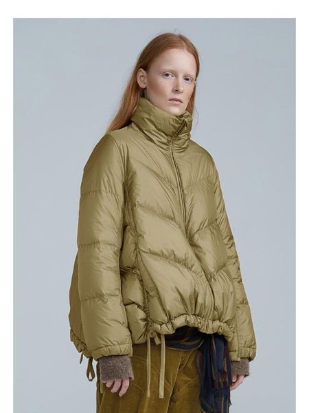 women's down parkas 90 duck jacket korea fashion winter products white womens short stand collar korean loose 230106, Black
women's down parkas 90 duck jacket korea fashion winter products white womens short stand collar korean loose 230106, Black