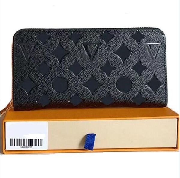 fashion women clutch wallet embossed black flower genuine leather wallet single zipper wallets lady ladies long classical purse with orange
fashion women clutch wallet embossed black flower genuine leather wallet single zipper wallets lady ladies long classical purse with orange