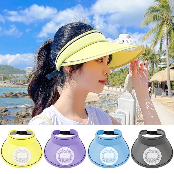 visors sun with fan summer hat outdoor protection empty builtin adjustable cooling wide eaves design 230106, Blue;gray
visors sun with fan summer hat outdoor protection empty builtin adjustable cooling wide eaves design 230106, Blue;gray
