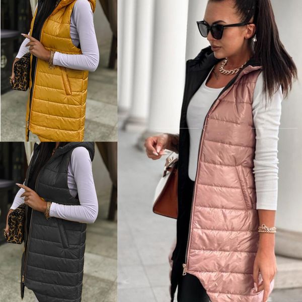 women's vests 2023 long vest jacket winter selling women's fashion casual warm female bisic coats hooded 230106, Black;white
women's vests 2023 long vest jacket winter selling women's fashion casual warm female bisic coats hooded 230106, Black;white
