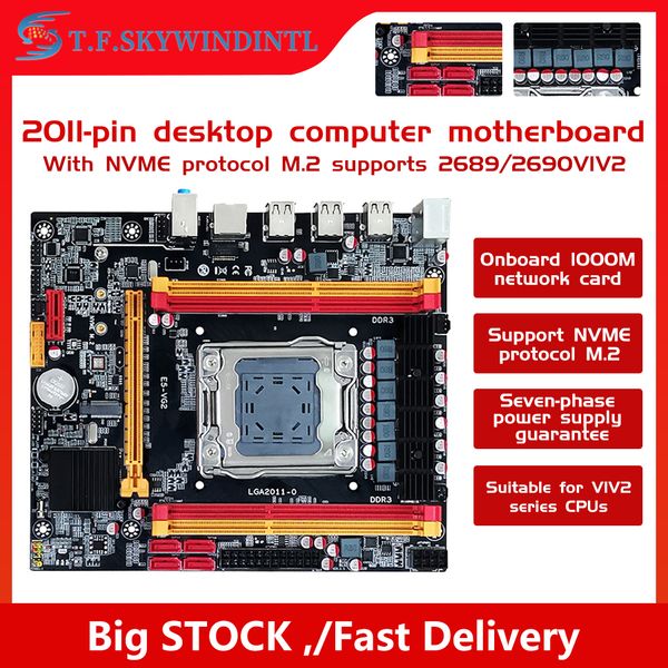 x79 h61 motherboard lga 2011 deskcomputer e5 lga2011 mother board max 64gb m.2 ddr3 gaming pc mainboard computer
x79 h61 motherboard lga 2011 deskcomputer e5 lga2011 mother board max 64gb m.2 ddr3 gaming pc mainboard computer