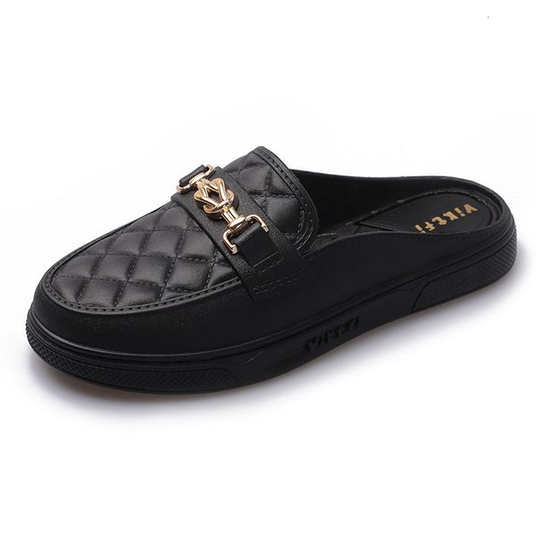 slippers half women's summer outer wear casual fashion lazy baotou flat bottom women wholesale 230106, Black
slippers half women's summer outer wear casual fashion lazy baotou flat bottom women wholesale 230106, Black