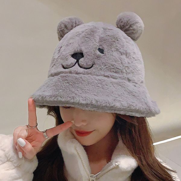wide brim hats bucket autumn and winter cute bear plush big eaves cartoon pot student warm ladies for teens felt wool 230106, Blue;gray
wide brim hats bucket autumn and winter cute bear plush big eaves cartoon pot student warm ladies for teens felt wool 230106, Blue;gray