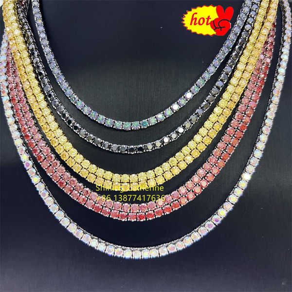jewelry designer jewelry luxury factory price tennis chain 3mm 4mm vvs lab diamond necklace jewelry fancy colored moissanite tennis necklace, Silver
jewelry designer jewelry luxury factory price tennis chain 3mm 4mm vvs lab diamond necklace jewelry fancy colored moissanite tennis necklace, Silver