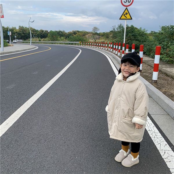 down coat girls baby's kids jacket outwear long thicken spring autumn cotton outdoor teenagers overcoat with pocket children 230106, Blue;gray
down coat girls baby's kids jacket outwear long thicken spring autumn cotton outdoor teenagers overcoat with pocket children 230106, Blue;gray