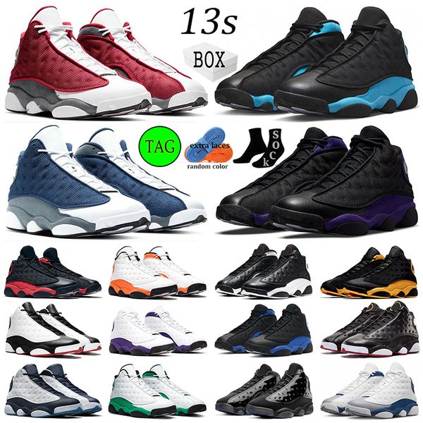 jumpman 13 13s retro basketball shoes university blue court purple brave blue flint cap and gown black cat bred designer mens trainers sport
jumpman 13 13s retro basketball shoes university blue court purple brave blue flint cap and gown black cat bred designer mens trainers sport